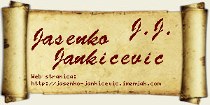 Jasenko Jankićević vizit kartica